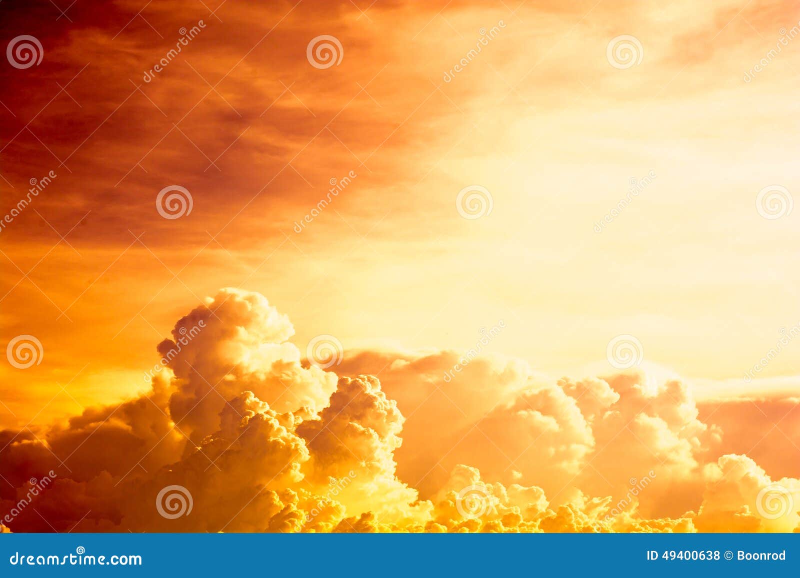 Golden clouds stock photo. Image of background, heaven 49400638