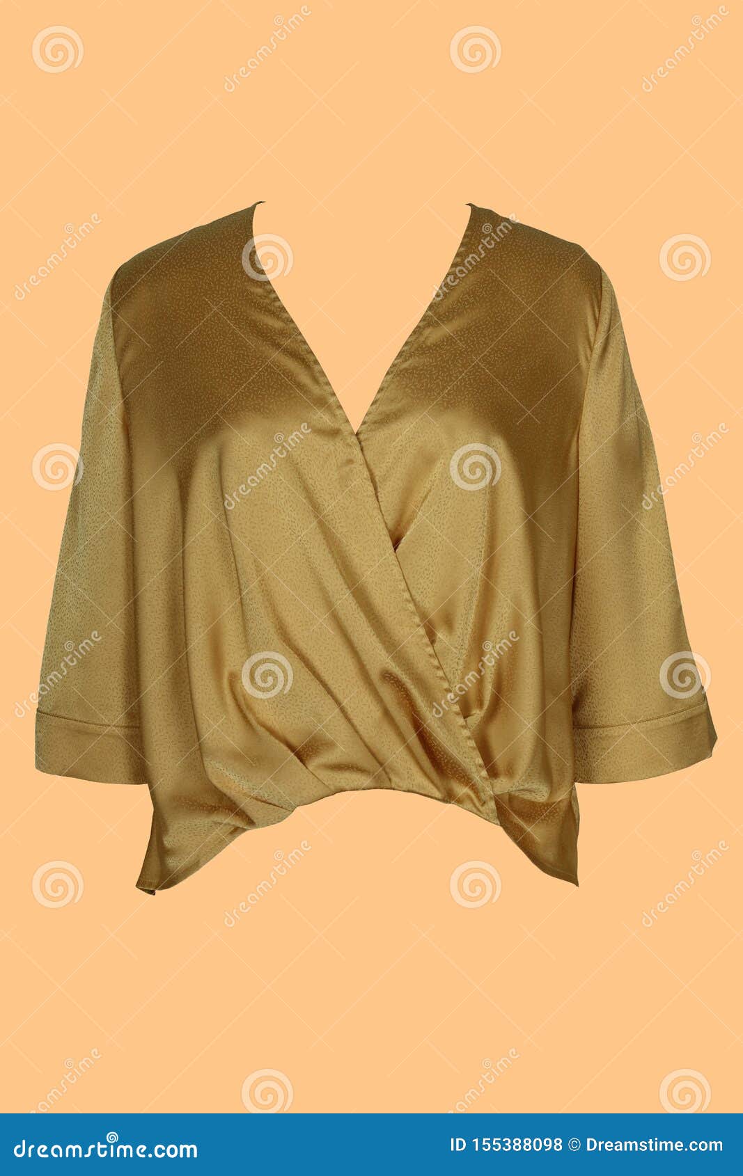 Golden colour ladies tops stock photo. Image of background - 155388098