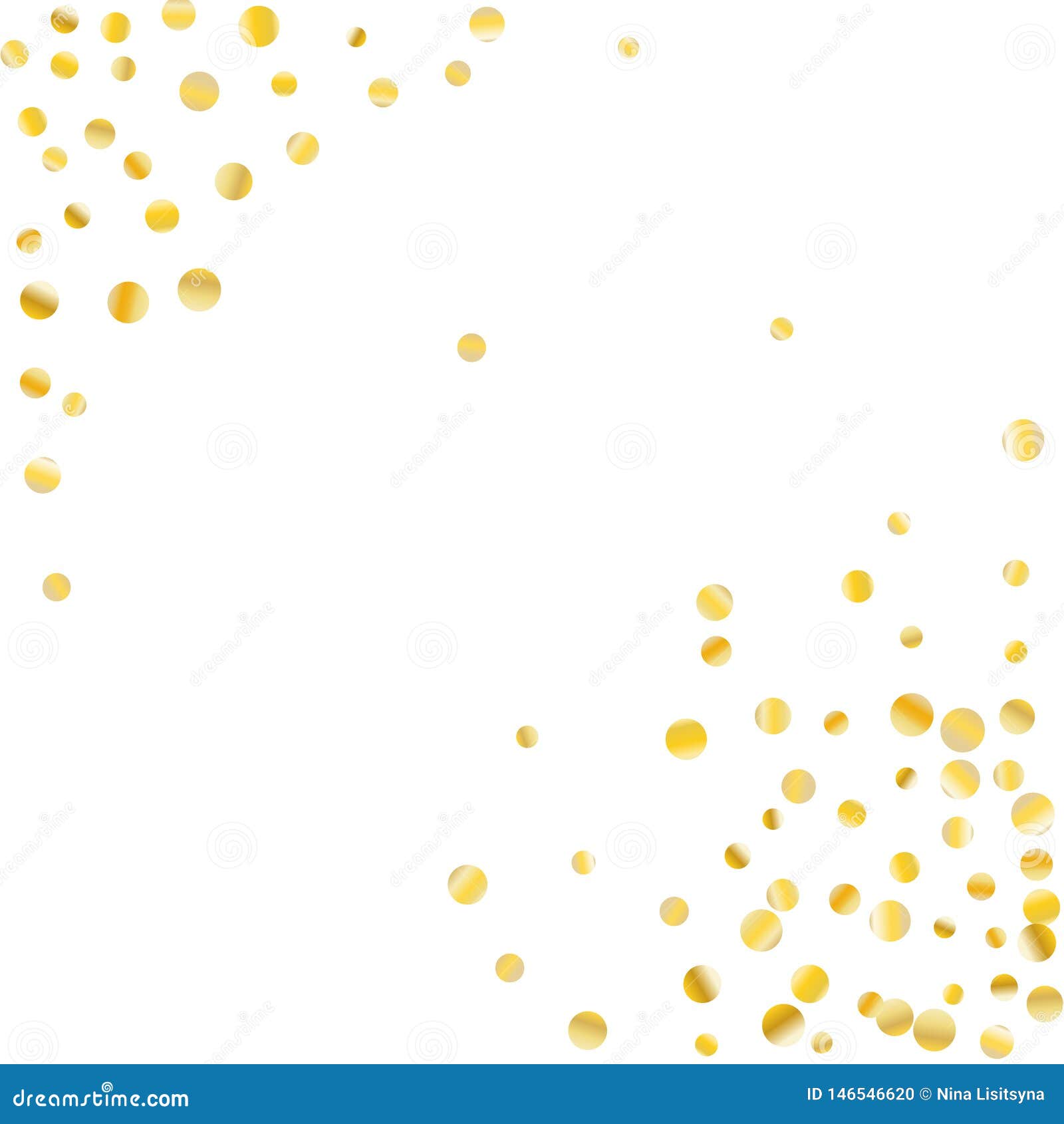 Golden Confetti on a White Background. Stock Vector - Illustration of gradient, glamor: 146546620 Golden Confetti on a White Background. Stock Vector - Illustration of gradient, glamor: 146546620