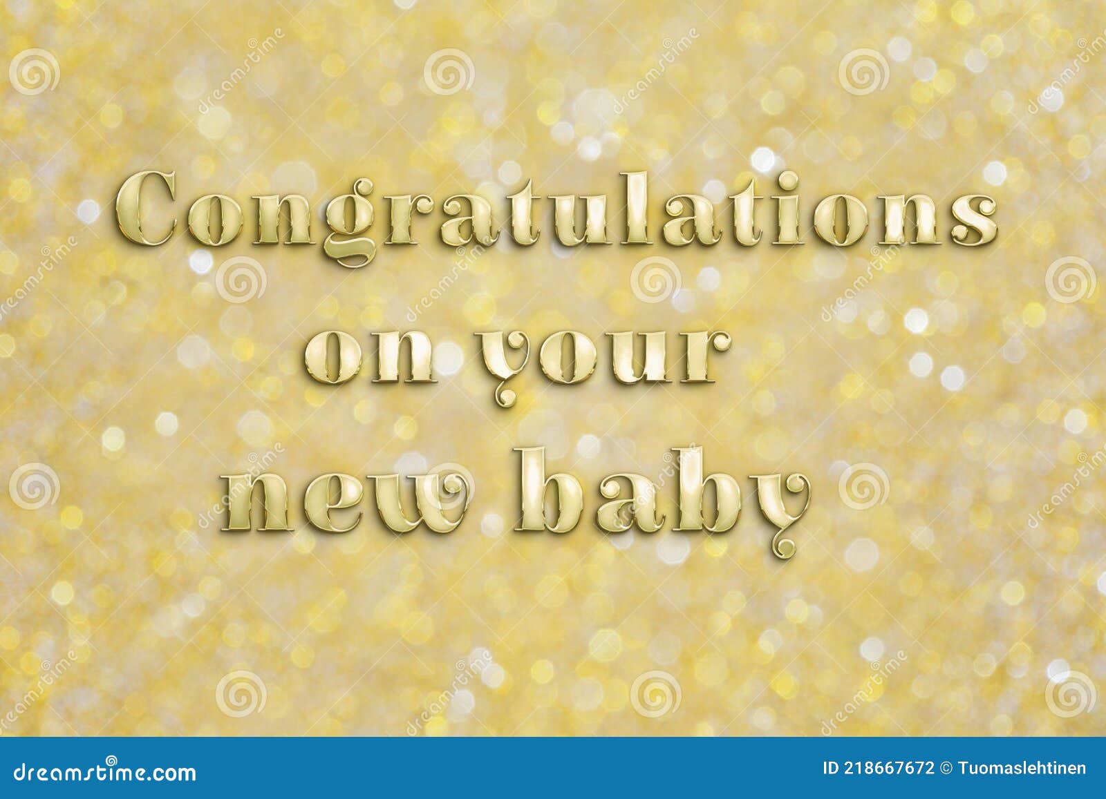 Congratulations on your new baby