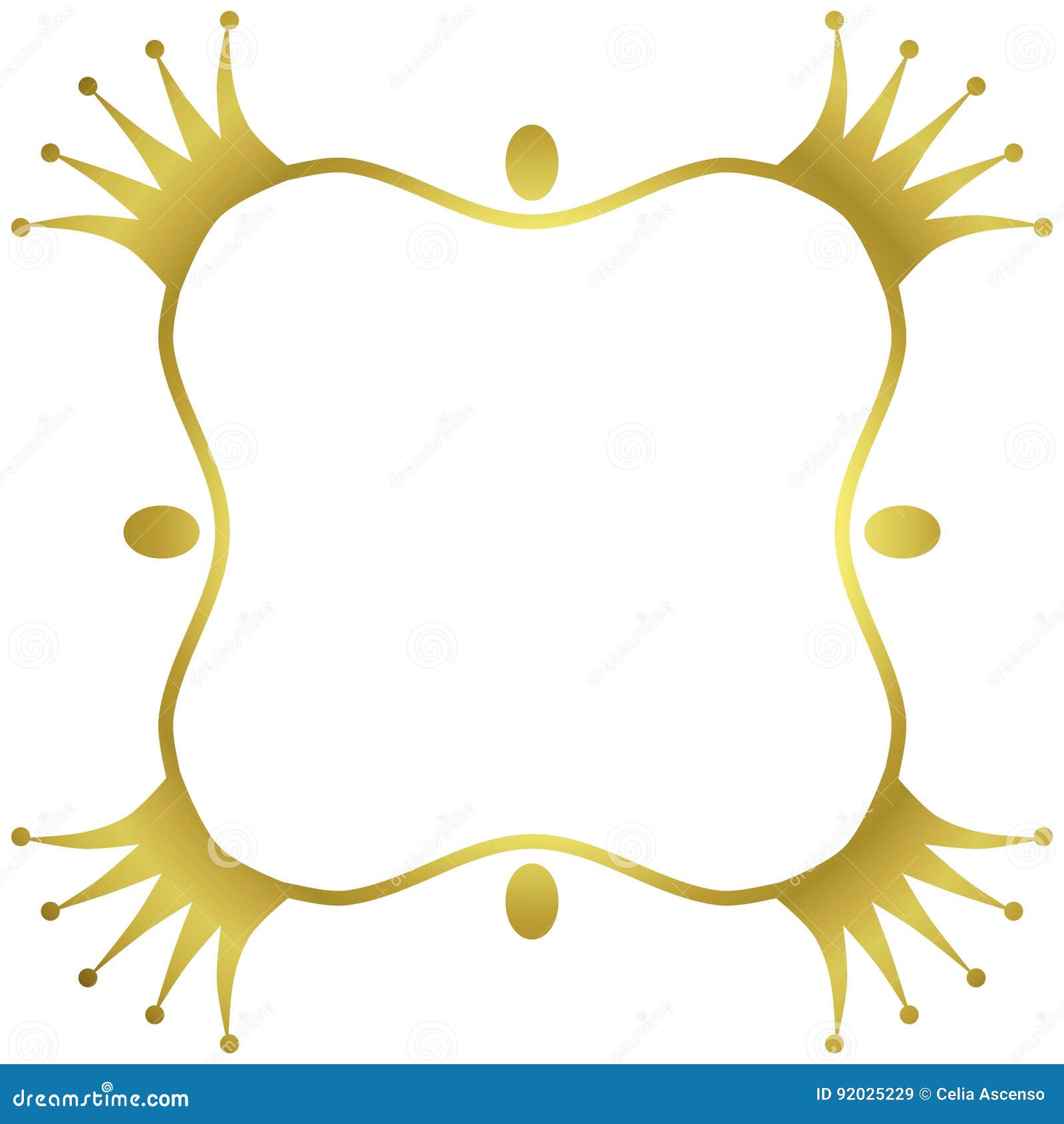 Gold Crown Border