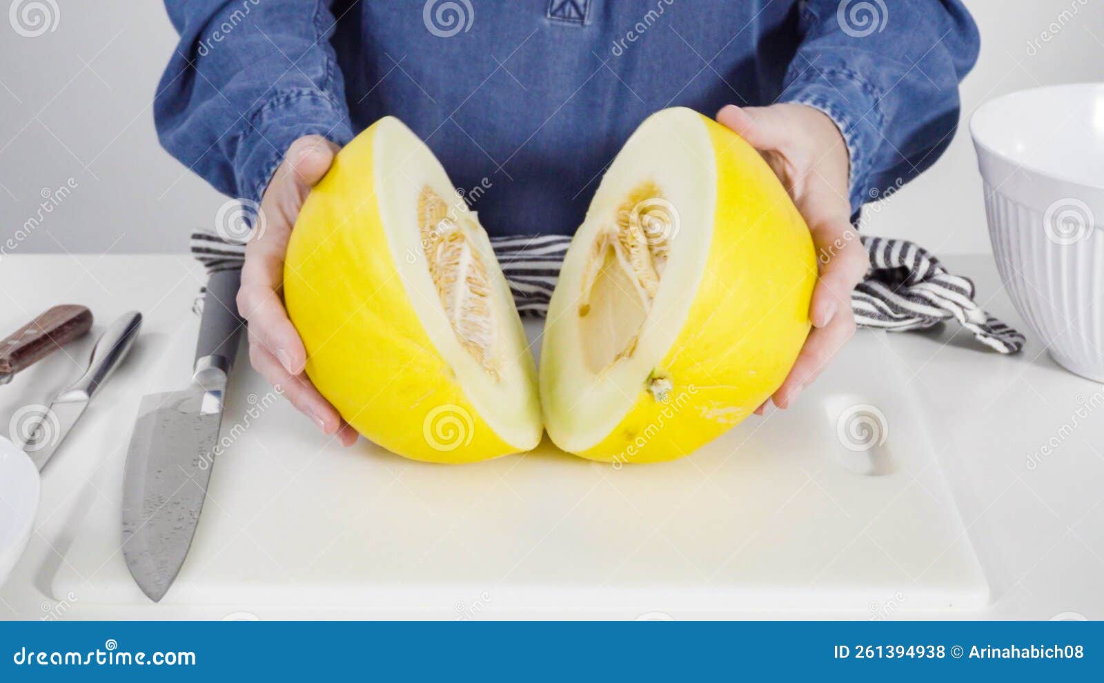 Golden dewlicious melon stock photo. Image of healthy 261394938