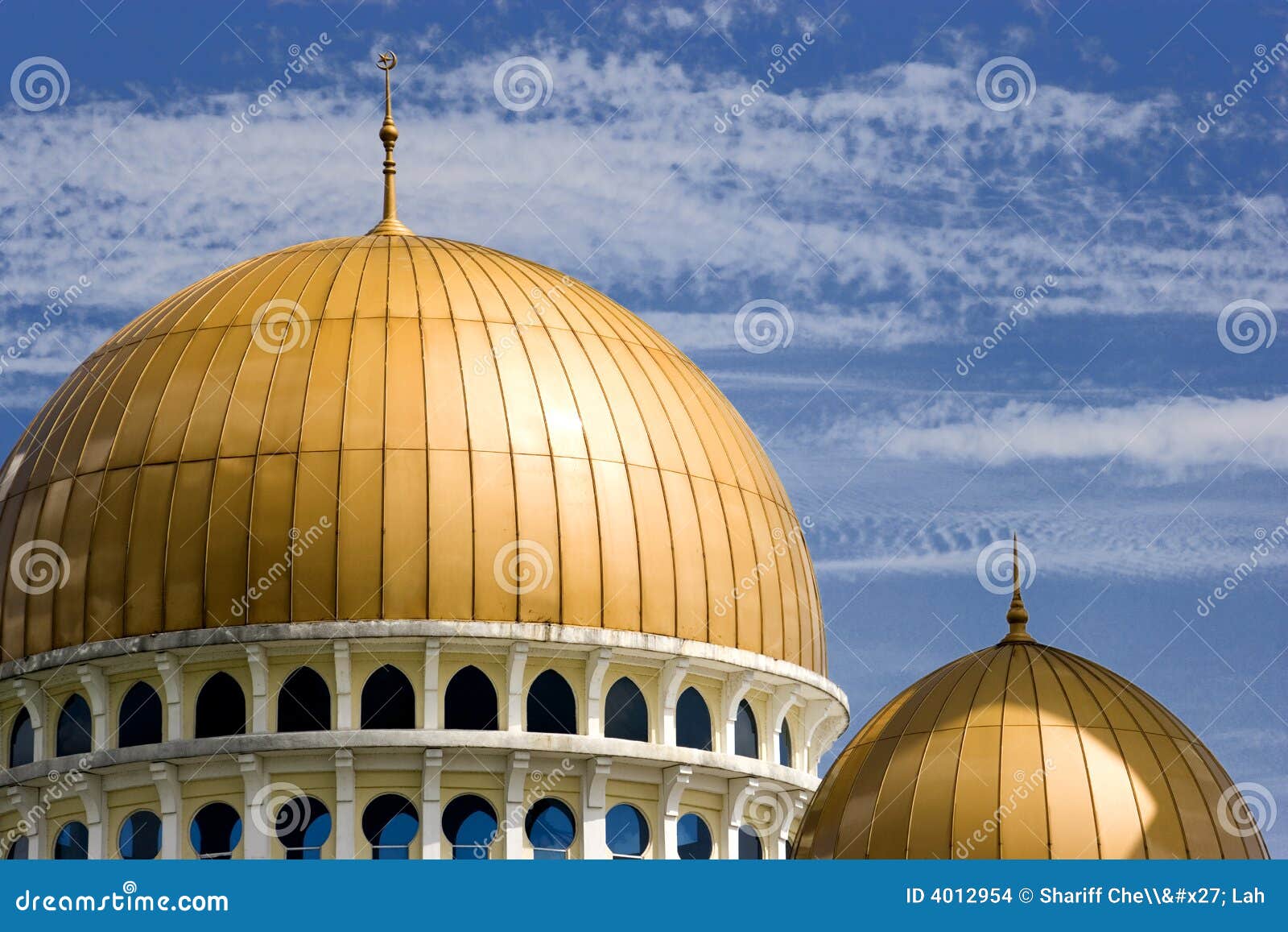 golden domed mosque