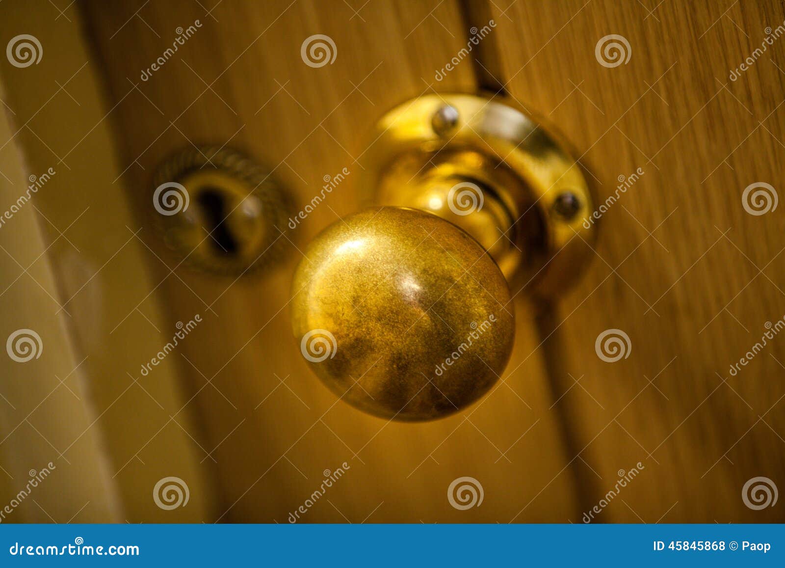Golden door knob stock photo. Image of style, metal, doorway 45845868