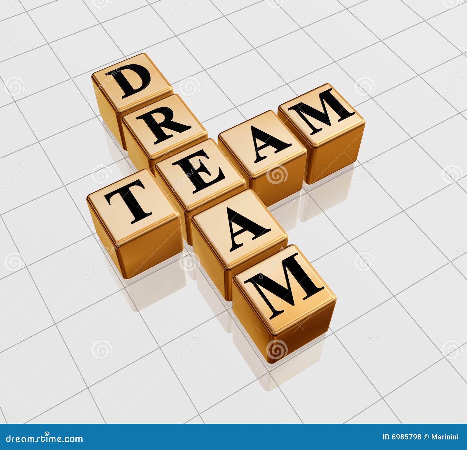 Dream Team Street Sign Illustration Design Stock Illustration -  Illustration of computer, business: 44876568