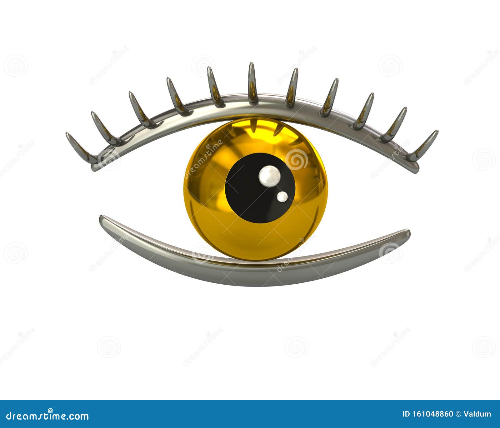 Golden eye Royalty Free Vector Image - VectorStock