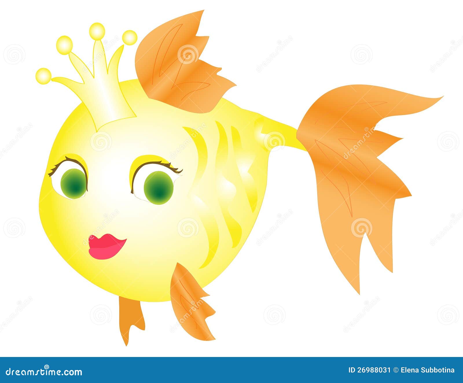 An Episode from the Tale of the Golden Fish Stock Illustration -  Illustration of nevod, fish: 110817182