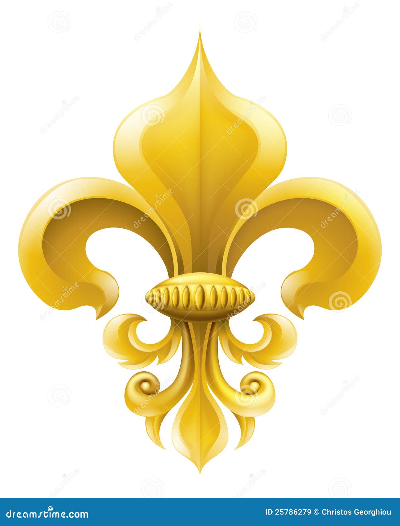 golden fleur-de-lis 