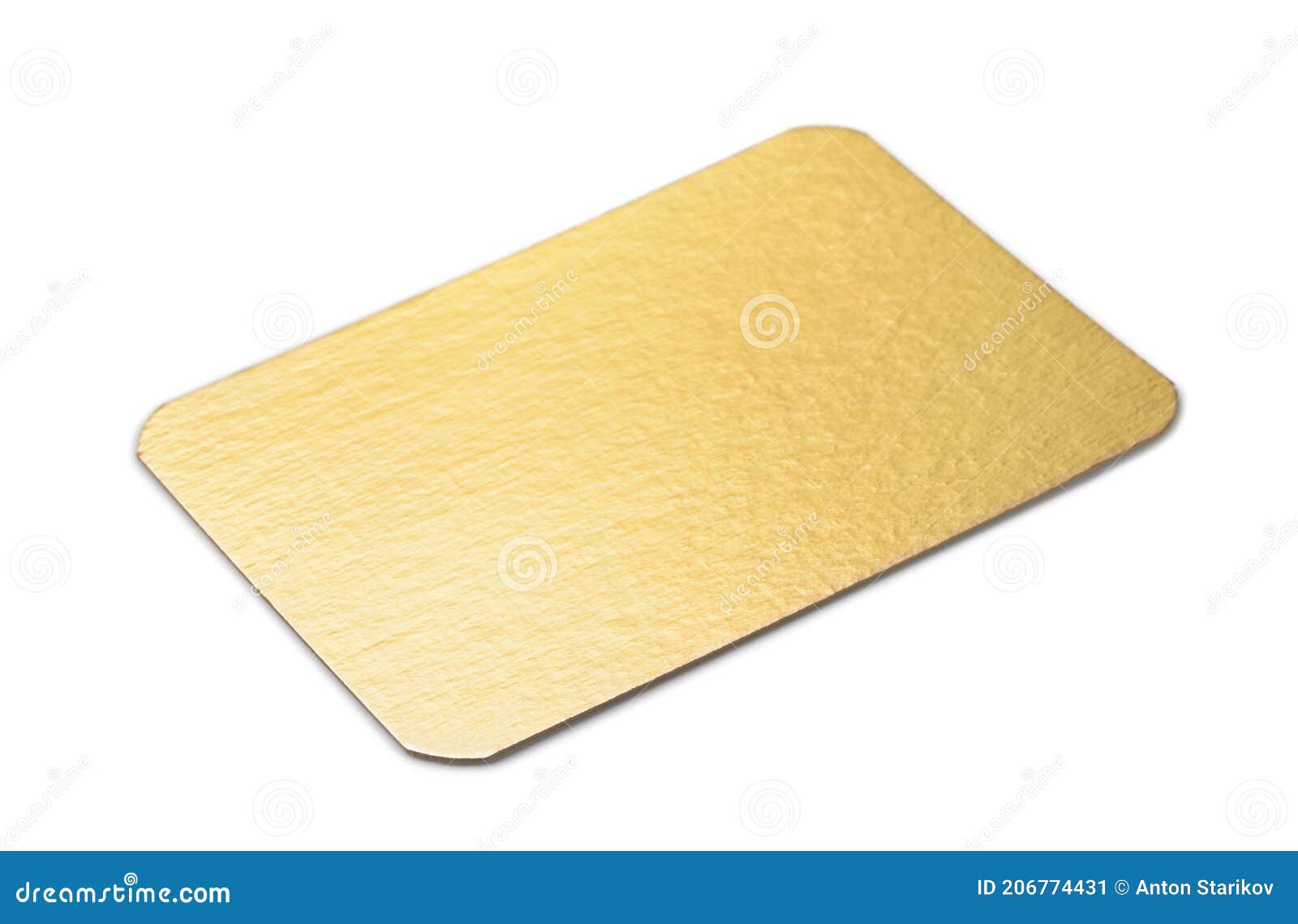 Golden Food Packaging Backing Board Stock Image Image of golden