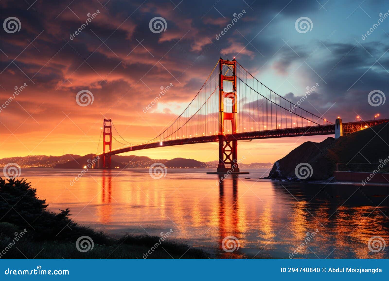 Golden Gate Bridge San Franciscos Architectural Marvel, Shining Across 