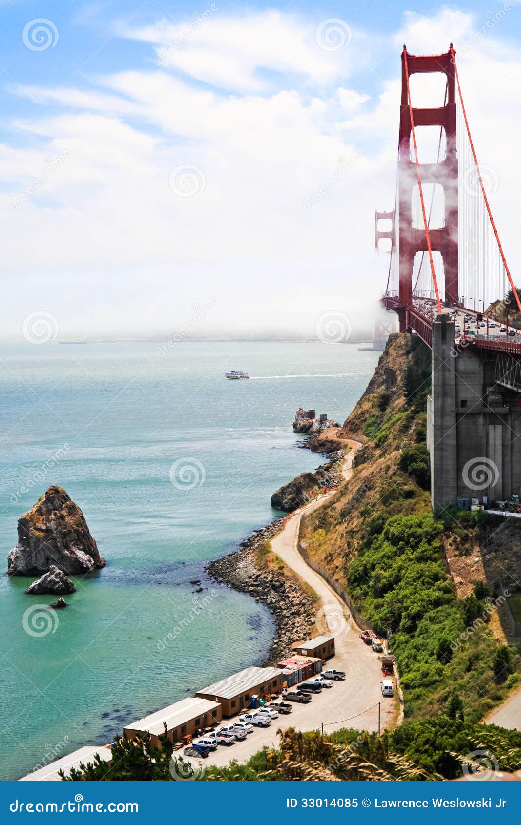 golden gate bridge - view from vista point