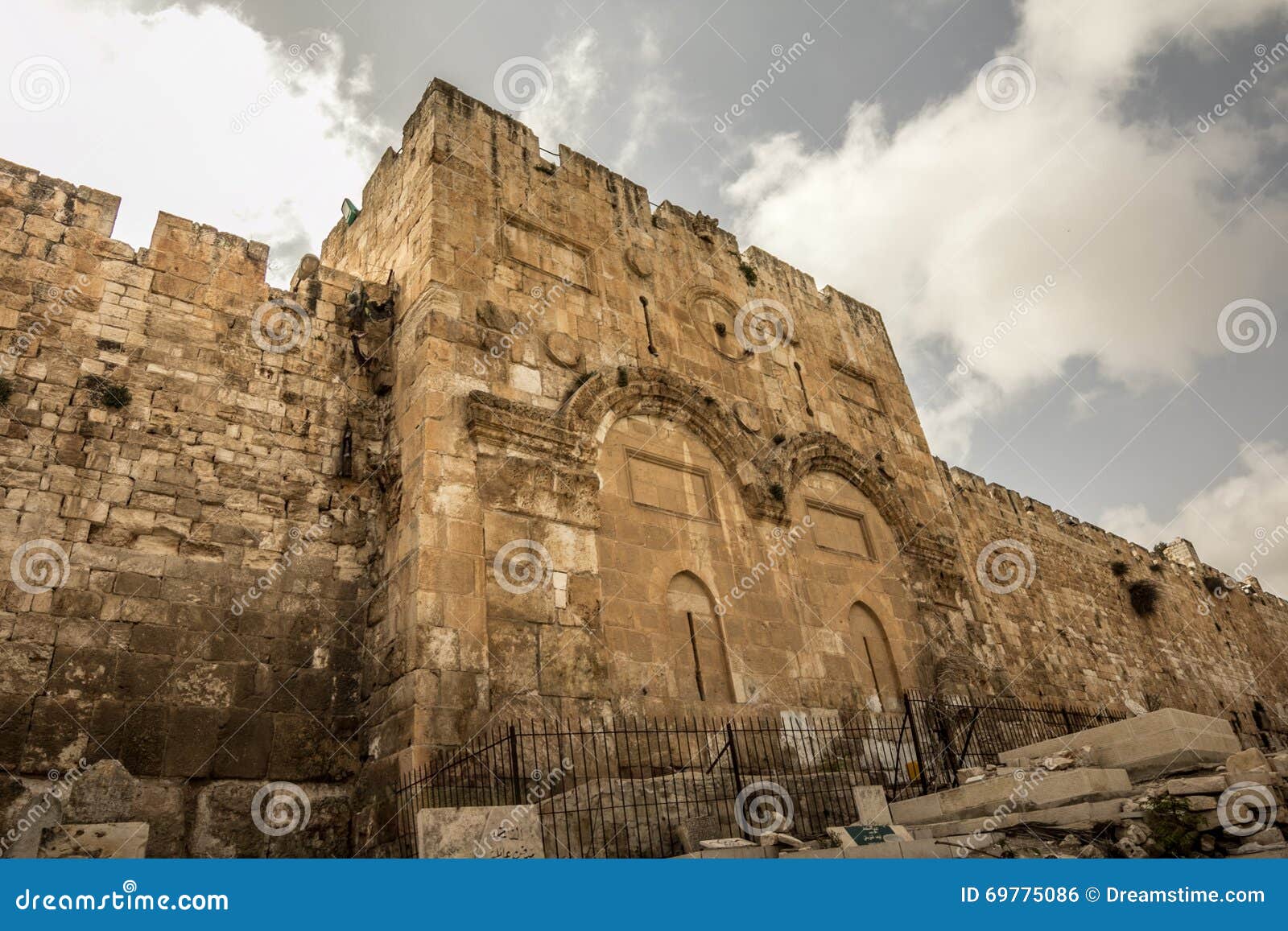 The Golden Gate, Jerusalem, Israel Stock Photo Image of jews, golden