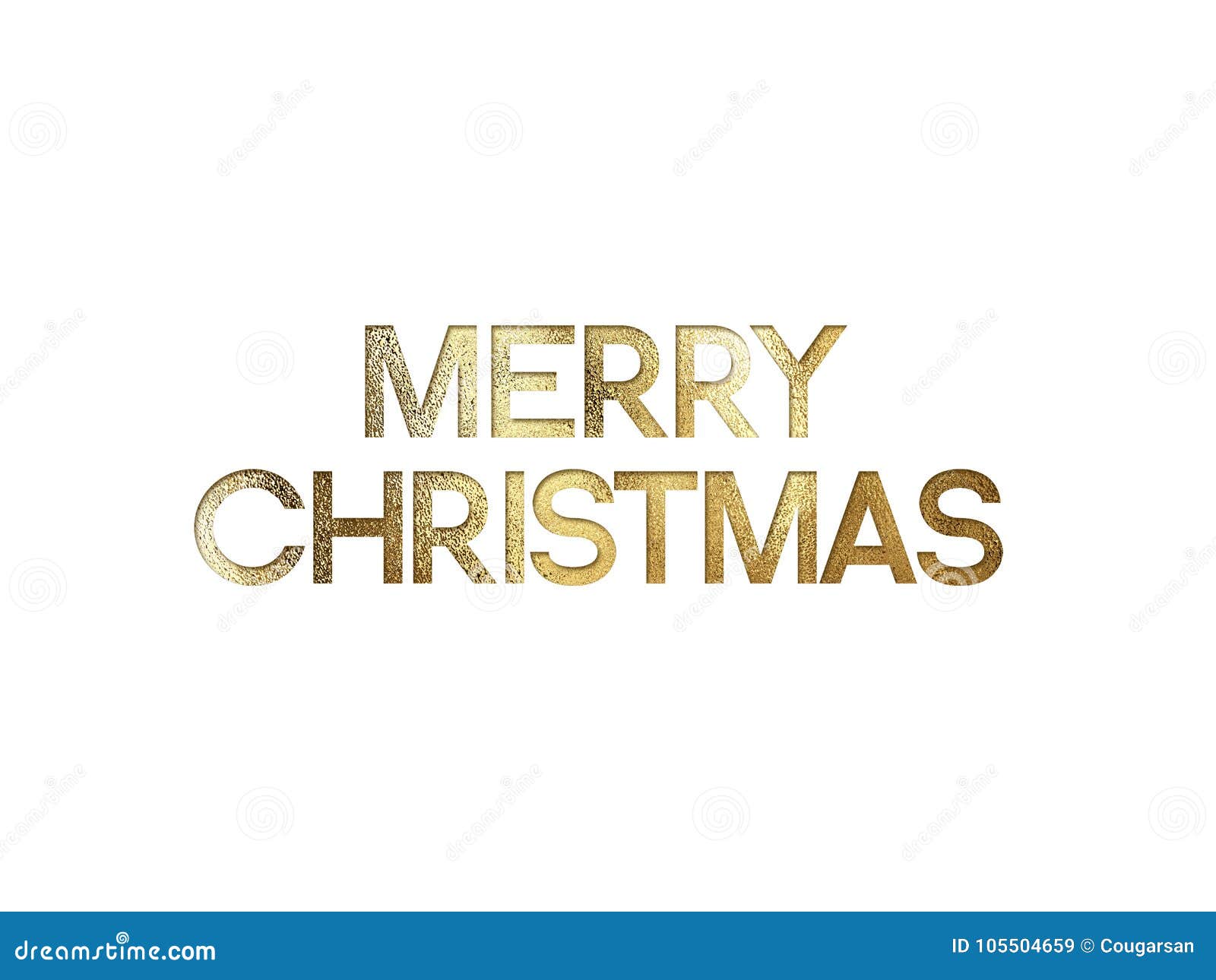 The golden glitter isolated hand writing word MERRY CHRISTMAS on white background