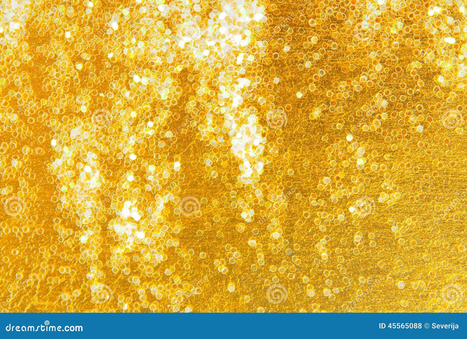 Golden Glitter Sparkle Background Stock Photo Image Of Confetti