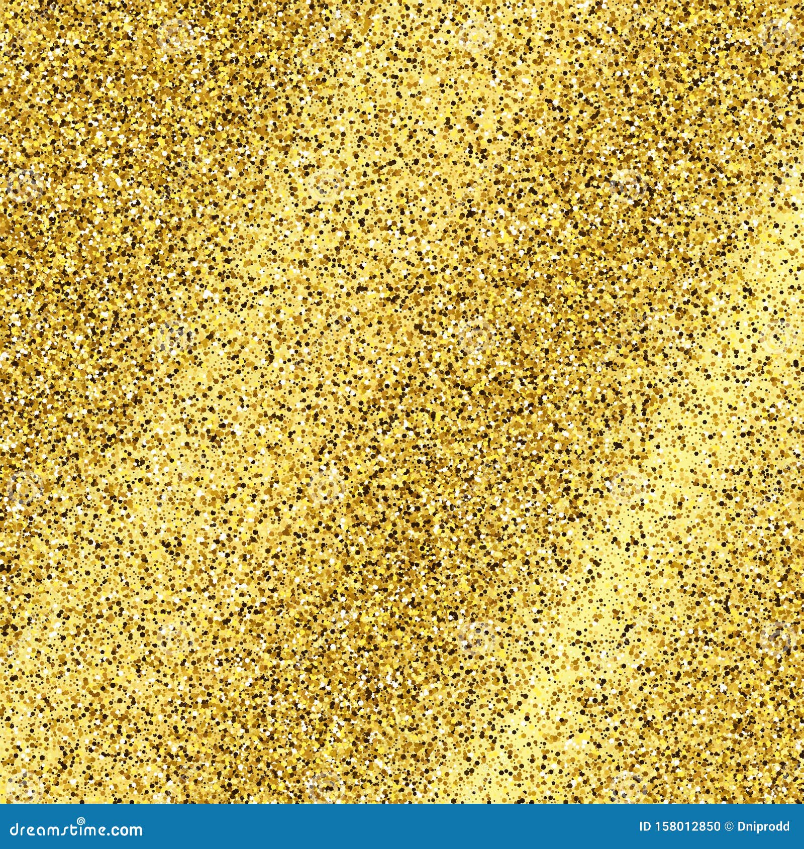 Golden Glittering Background with Glitter Effect Stock Vector ...