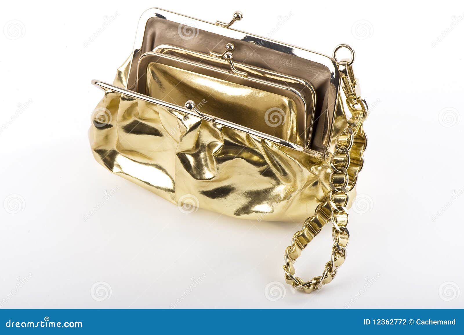 Golden handbag stock photo. Image of style, beauty, female 12362772