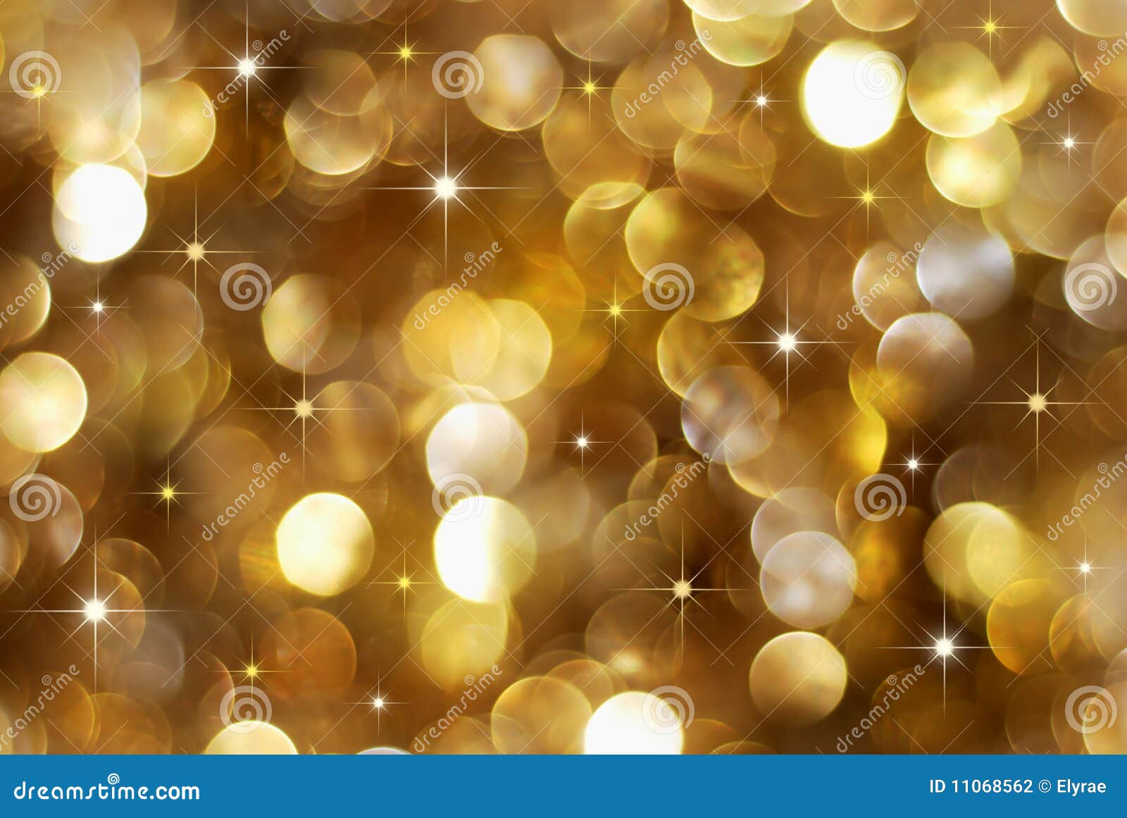 Golden Holiday Lights Background Stock Photo Image of lights
