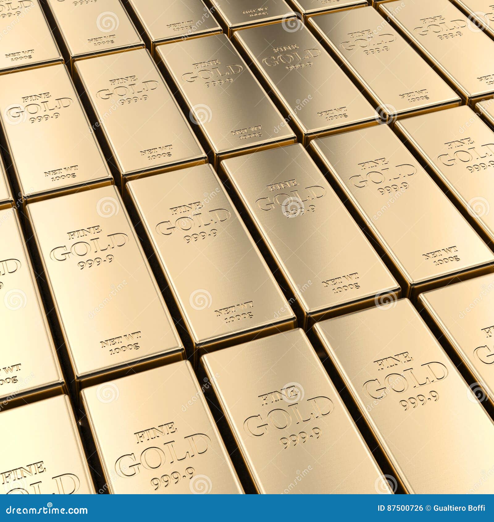 Golden ingot background stock illustration. Illustration of gold - 87500726