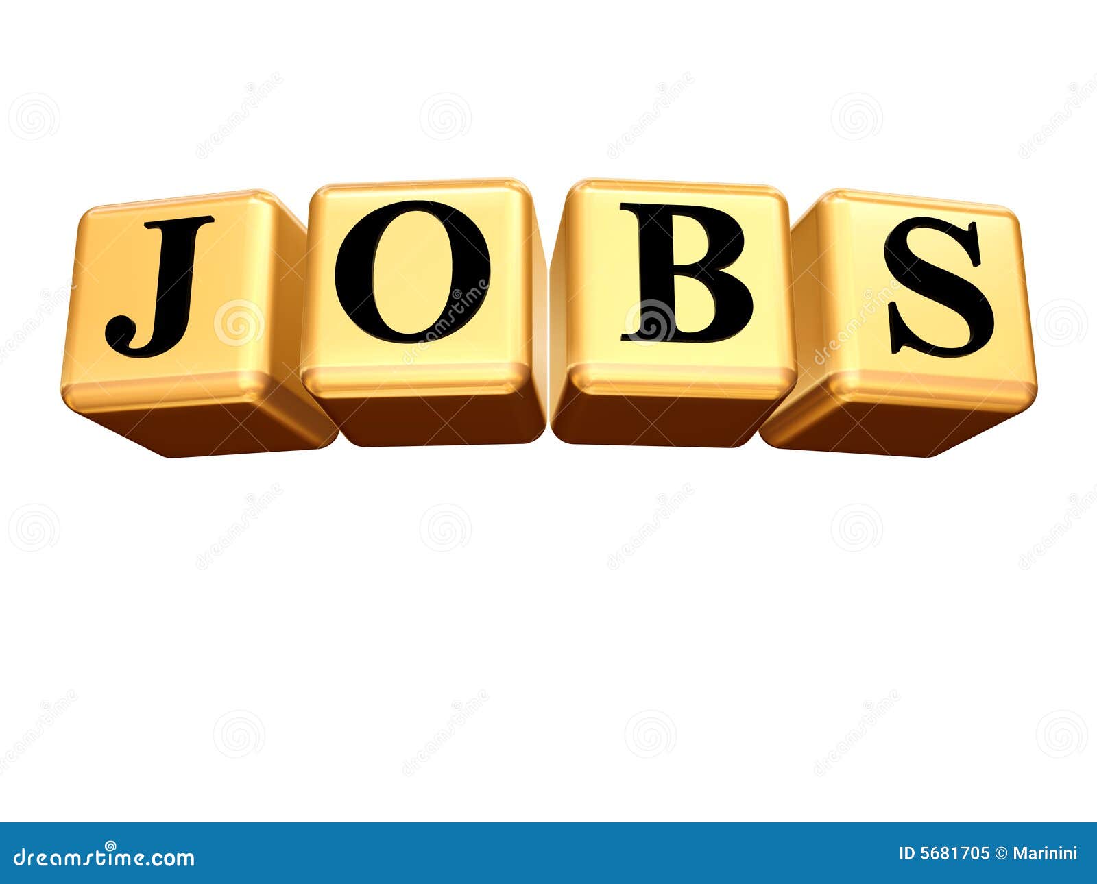 Golden jobs isolated stock illustration. Illustration of jobs 5681705