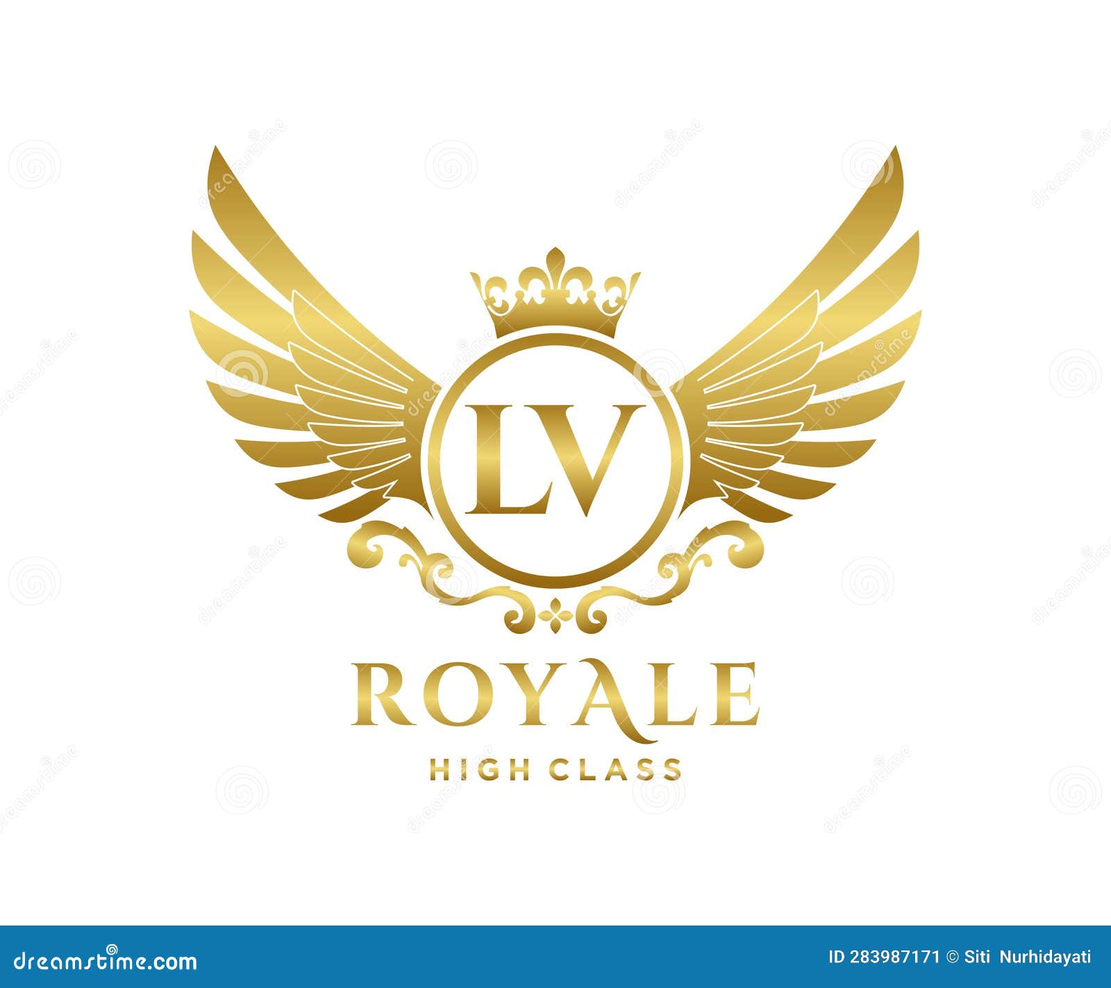 Golden Letter LV Template Logo Luxury Gold Letter with Crown. Monogram  Alphabet . Beautiful Royal Initials Letter Stock Vector - Illustration of  crown, classic: 283987171