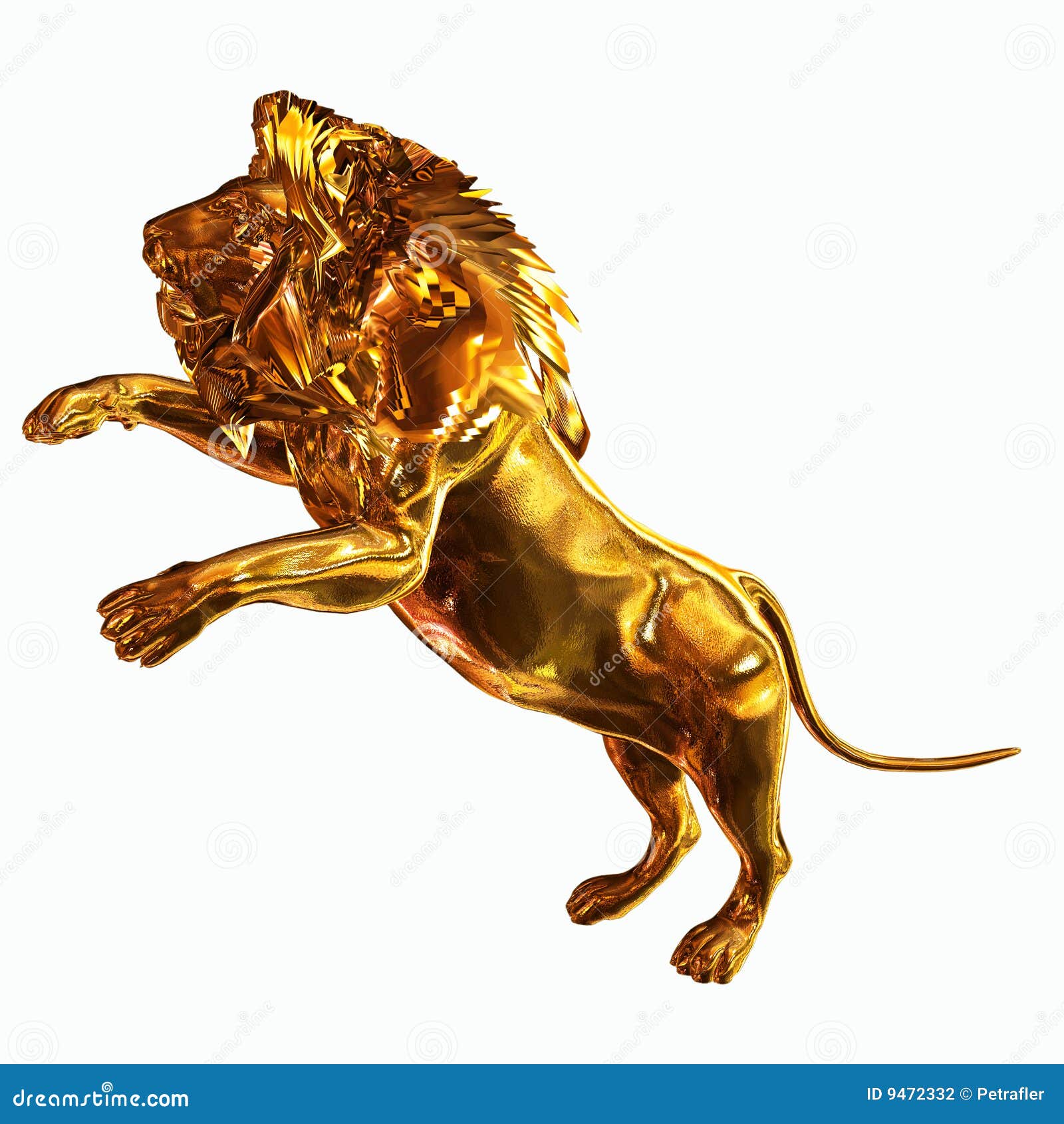 Golden Lion Stock Photography - Image: 9472332