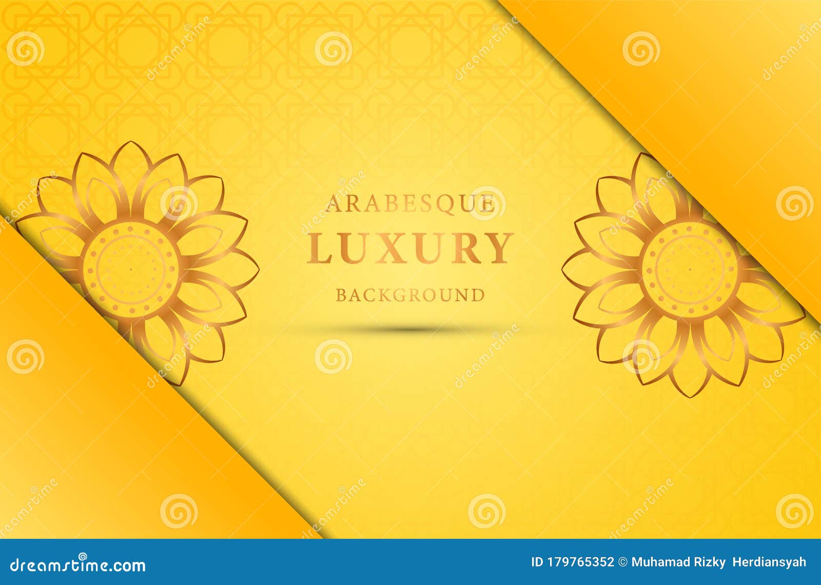 Golden Luxury Background, Islamic Background, Mandala Background Stock  Illustration - Illustration of golden, backgroundyellowe: 179765352