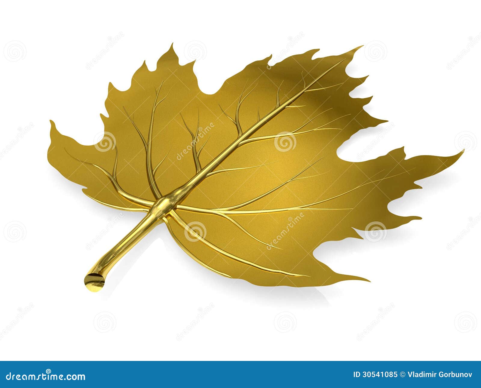 Premium Vector  Autumn golden maple leaf clipart