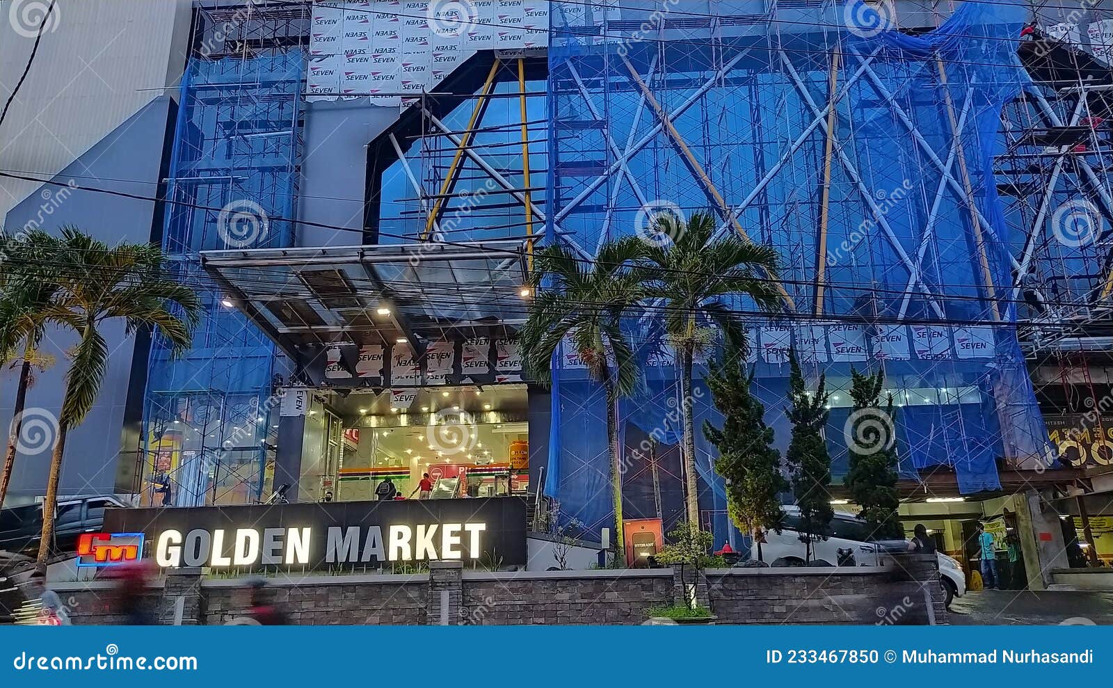 GOLDEN MARKET Development in Jember Indonesia Editorial Image Image