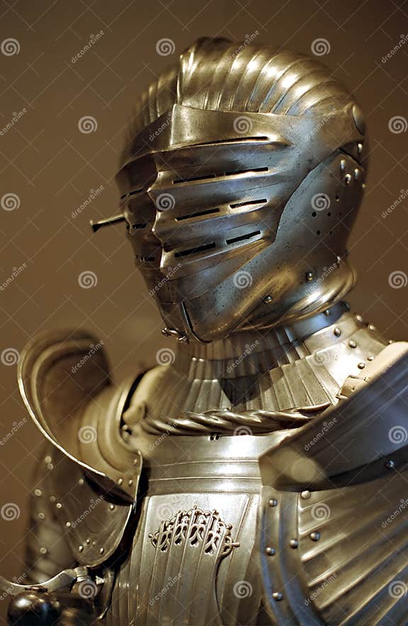 Golden Medieval Armor stock photo. Image of warfare, suit - 1909820