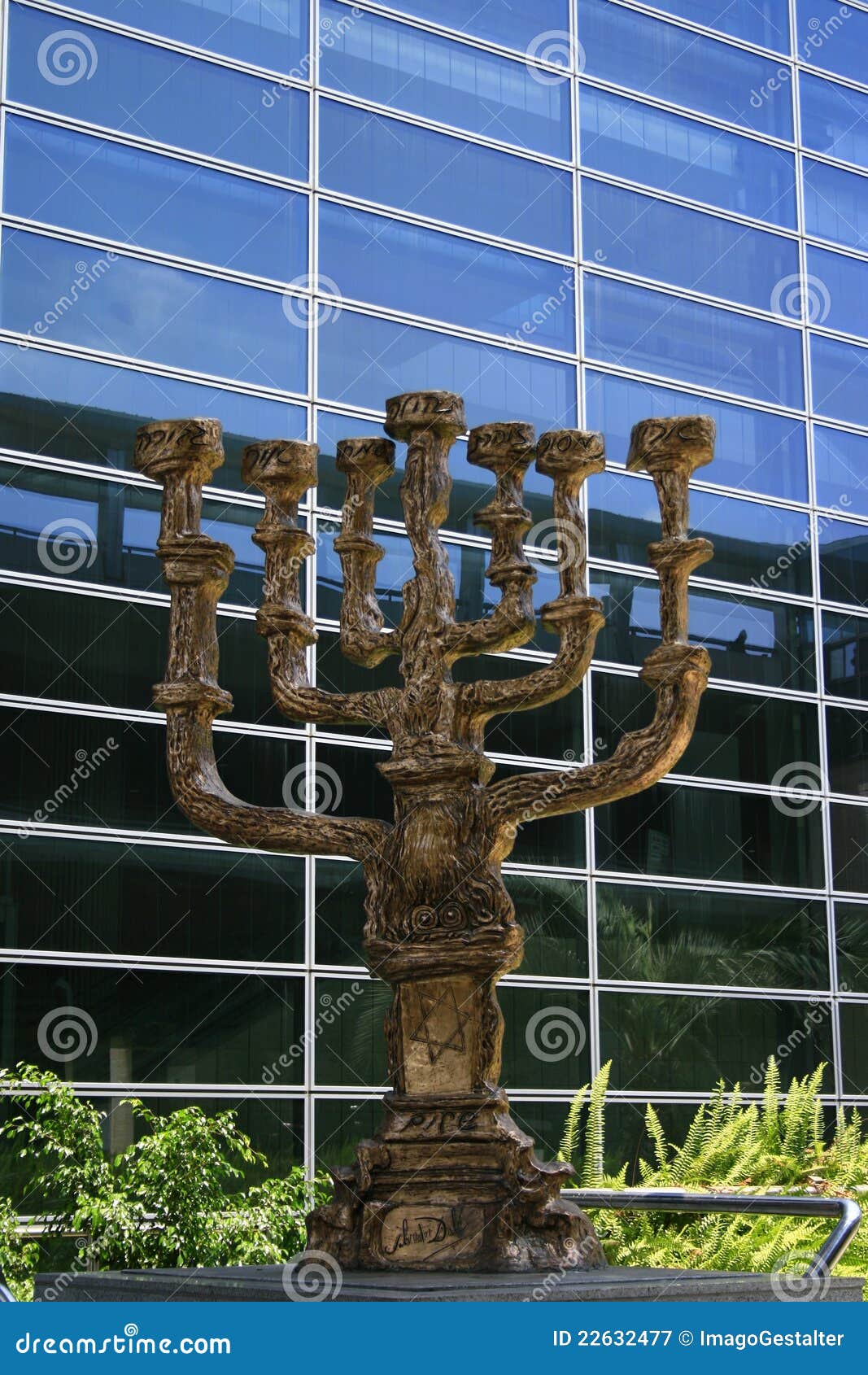 Golden Menorah in Jerusalem Editorial Photography Image of david