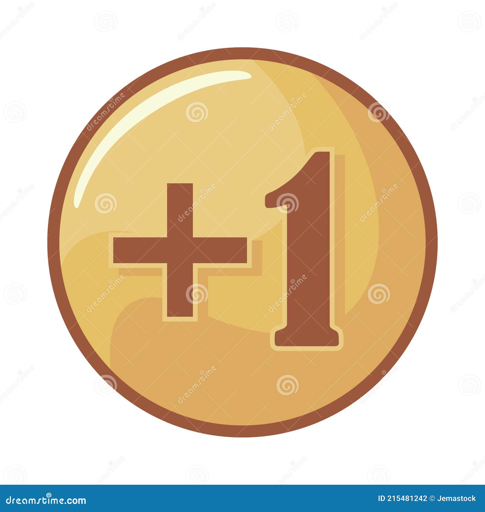 Golden number one stock vector. Illustration of font - 215481242