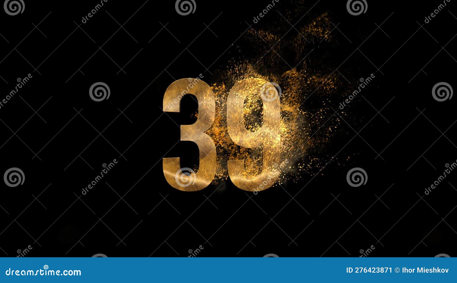 Golden Number 39 from Particles, Numbering, Thirty Nine, Golden Numbers