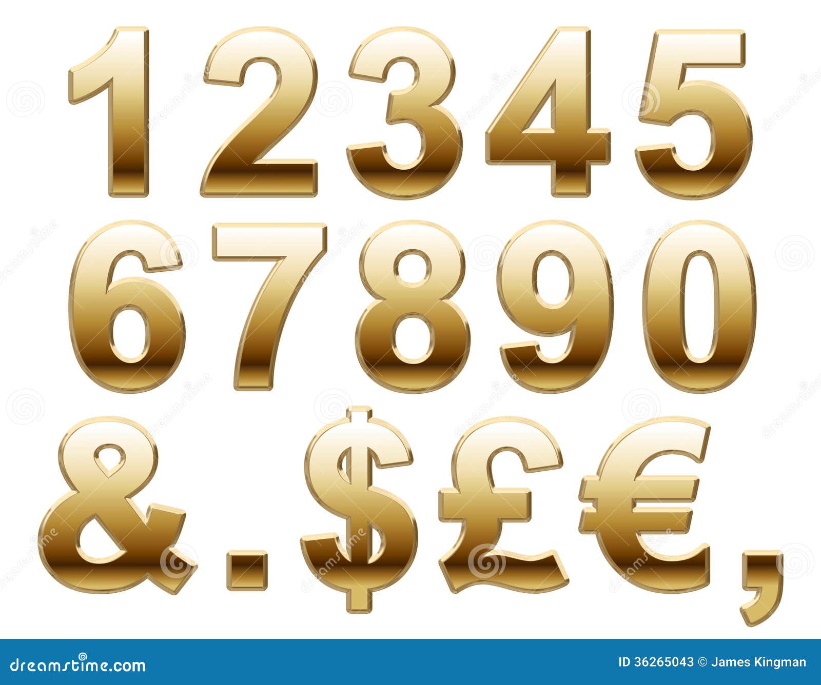 gold numbers and currency