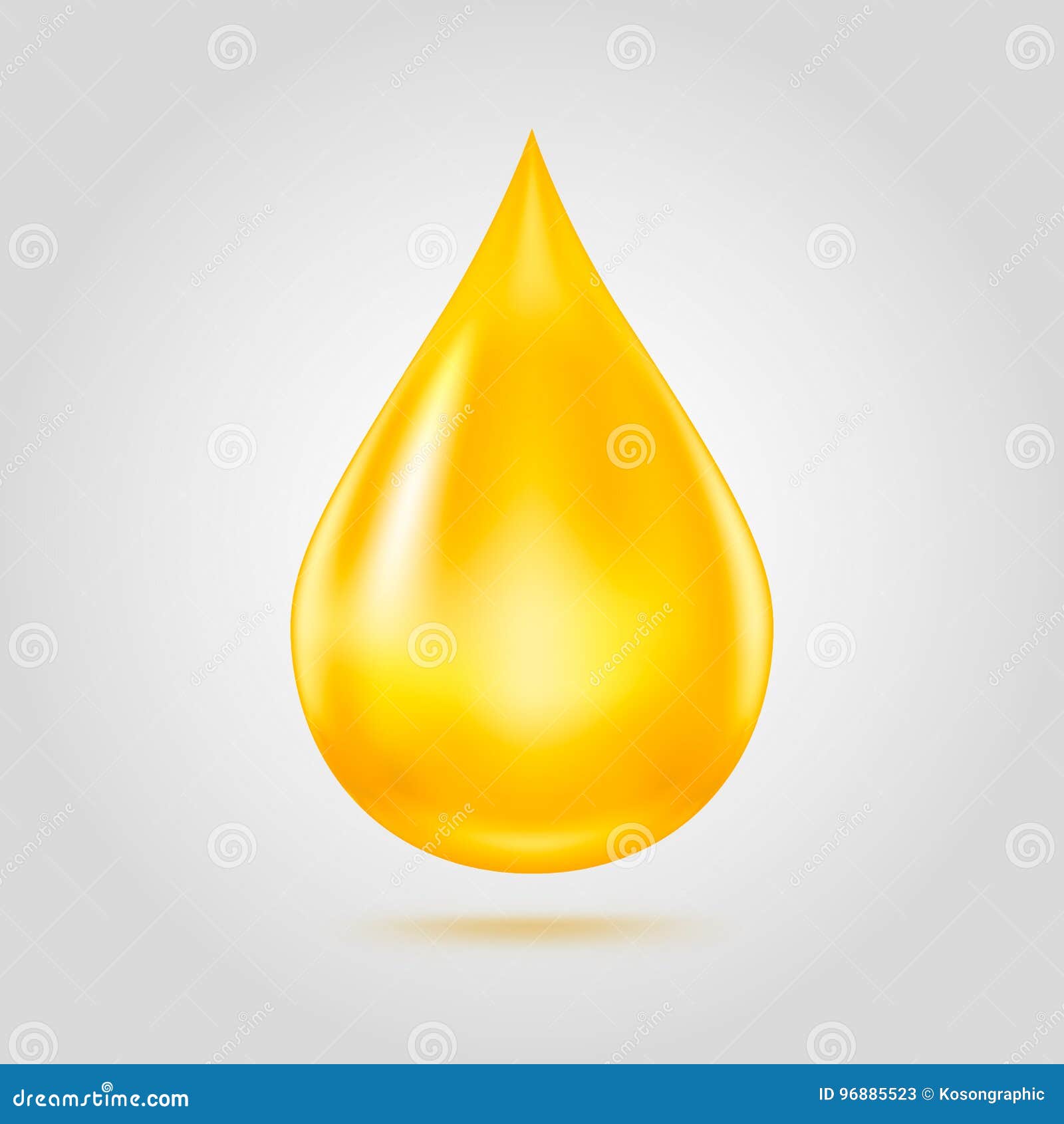 Realistic vector oil drops set isolated white background