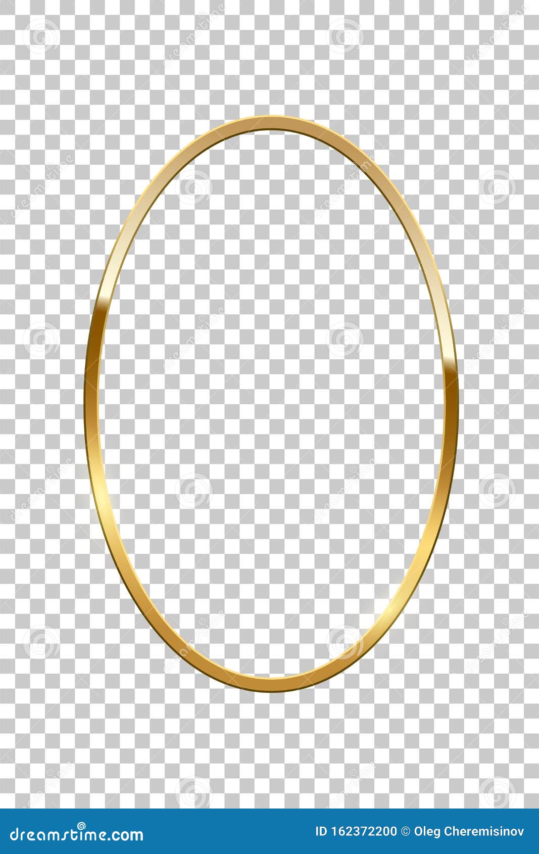 Golden Oval Frame PNG Transparent Images Free Download, Vector Files