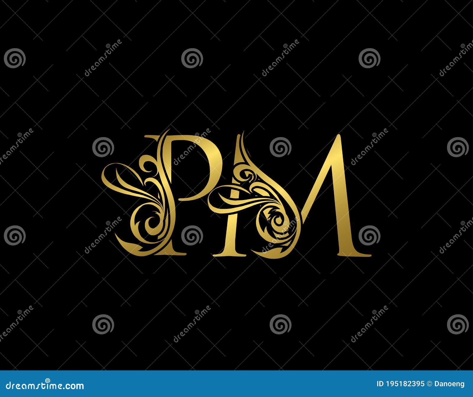 PM MP logo design (2379011)