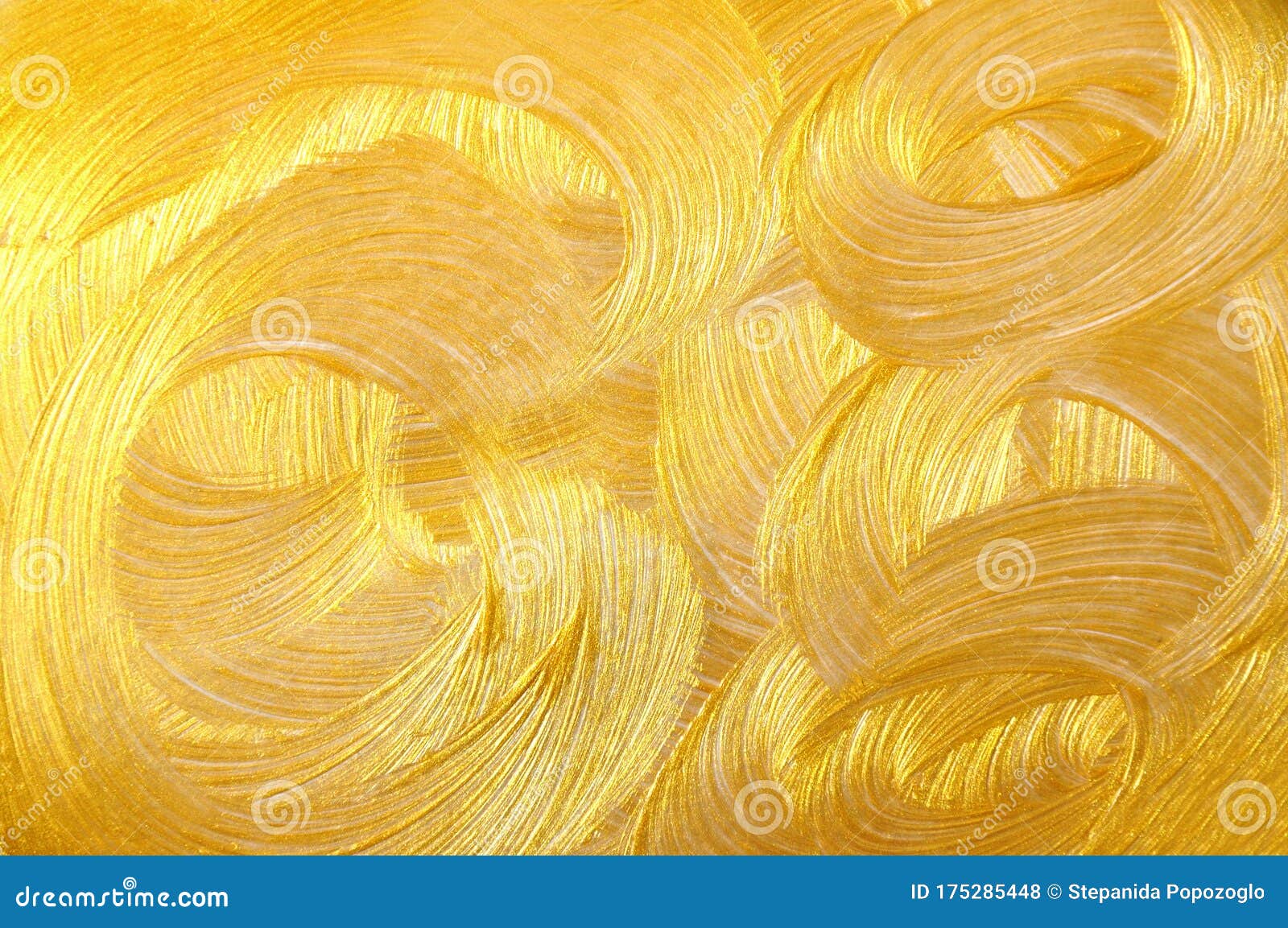 Golden Paint Brush Stroke Texture Background Shiny Abstract Grunge Textured Gold Brush Stains Design Elements Stock Photo Image Of Glitter Drawing