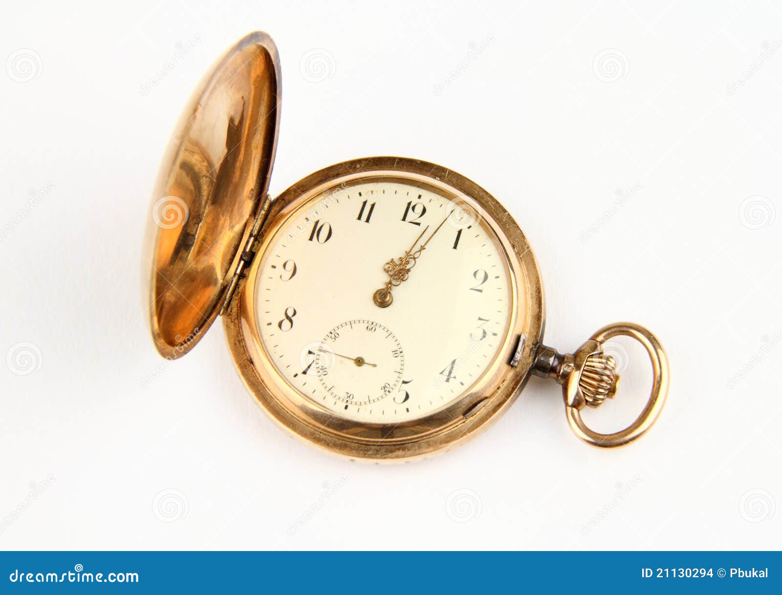 Golden pocket watch stock photo. Image of date, concept 21130294