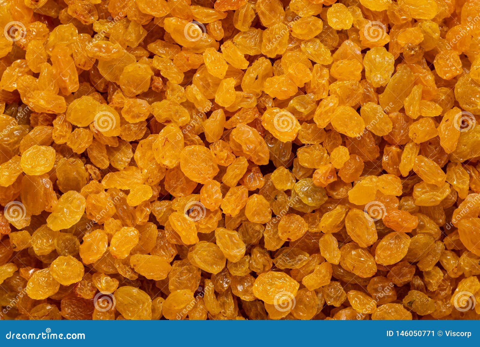 Golden Raisins Background Texture Stock Image - Image of berry, orange ...