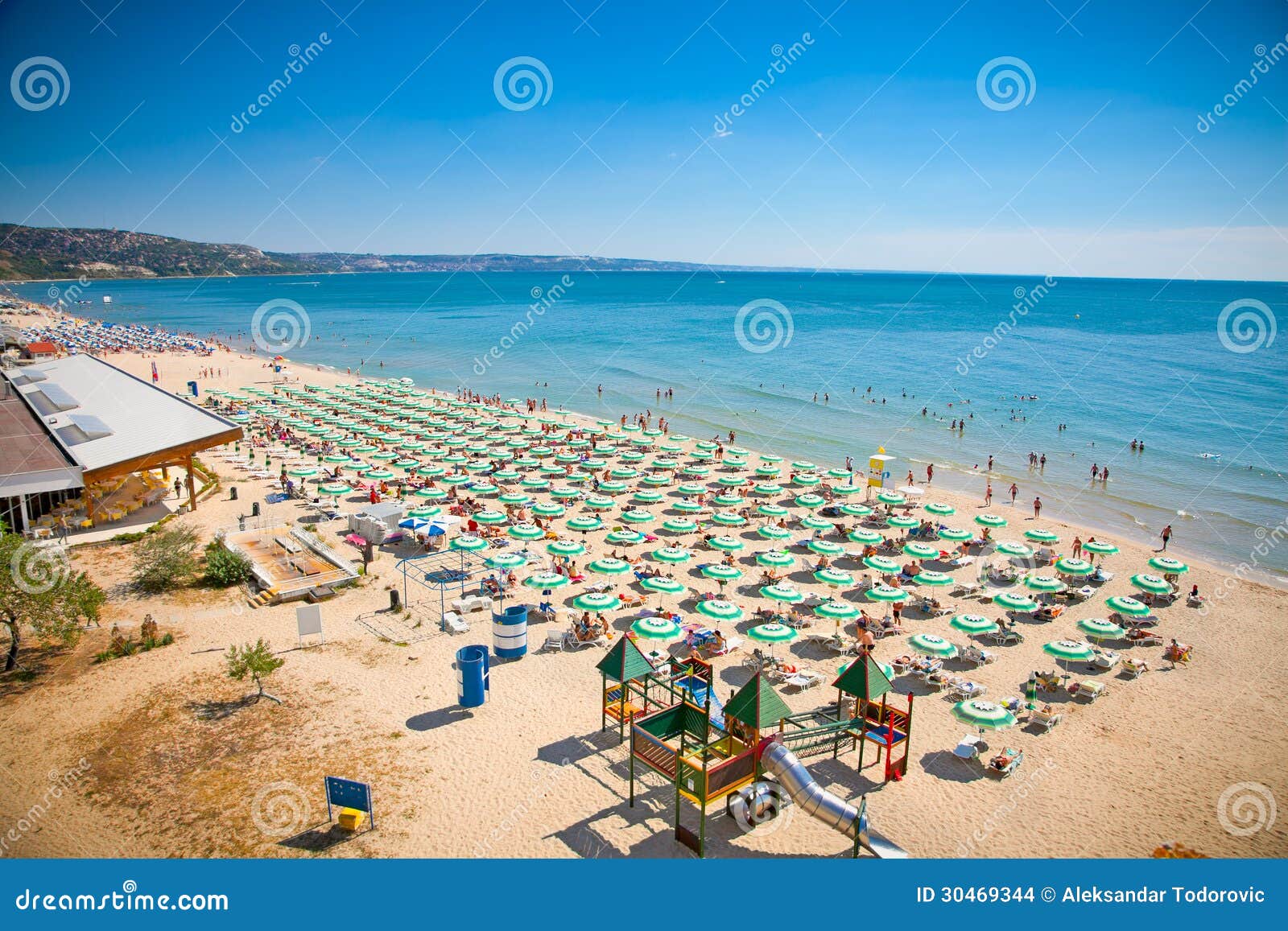 golden sands beach, bulgaria.