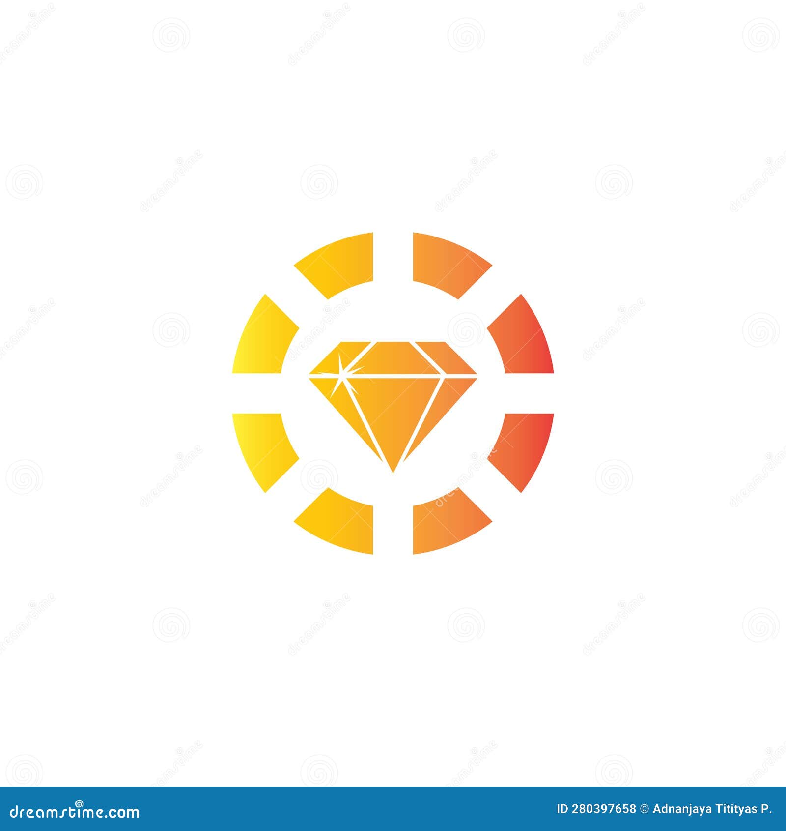 Golden Shine Diamond Swirl Gradient Logo Vector Stock Vector ...