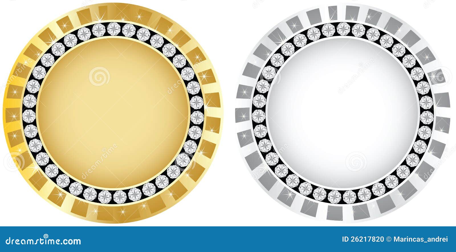 Golden and silver banner stock vector. Illustration of empty - 26217820