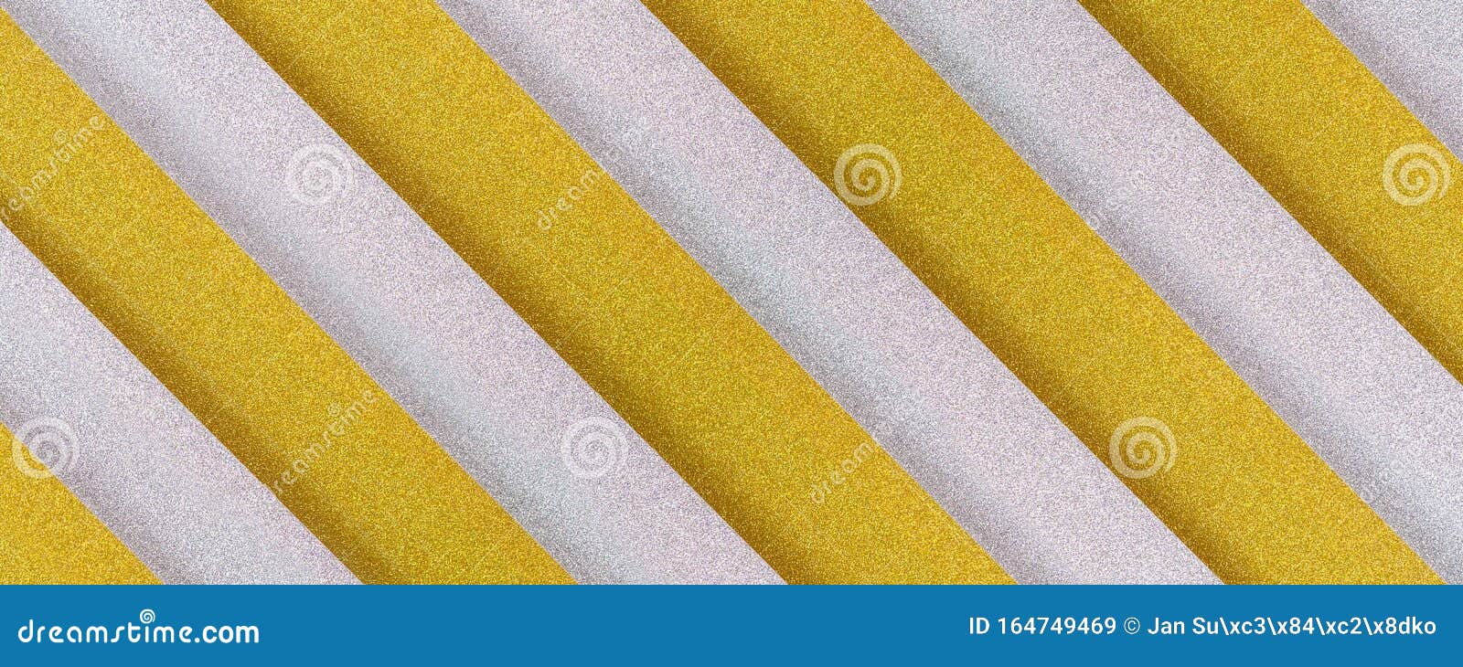 golden and silver diagonaly striped background with plastic effect