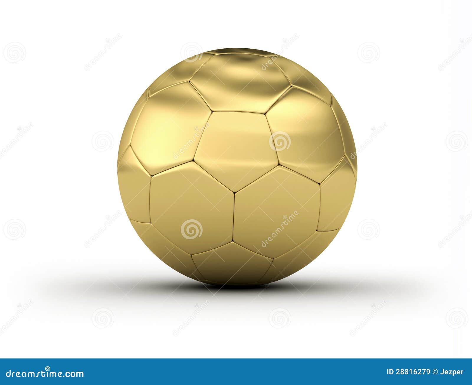 Golden Soccer Ball stock illustration. Illustration of prize - 28816279