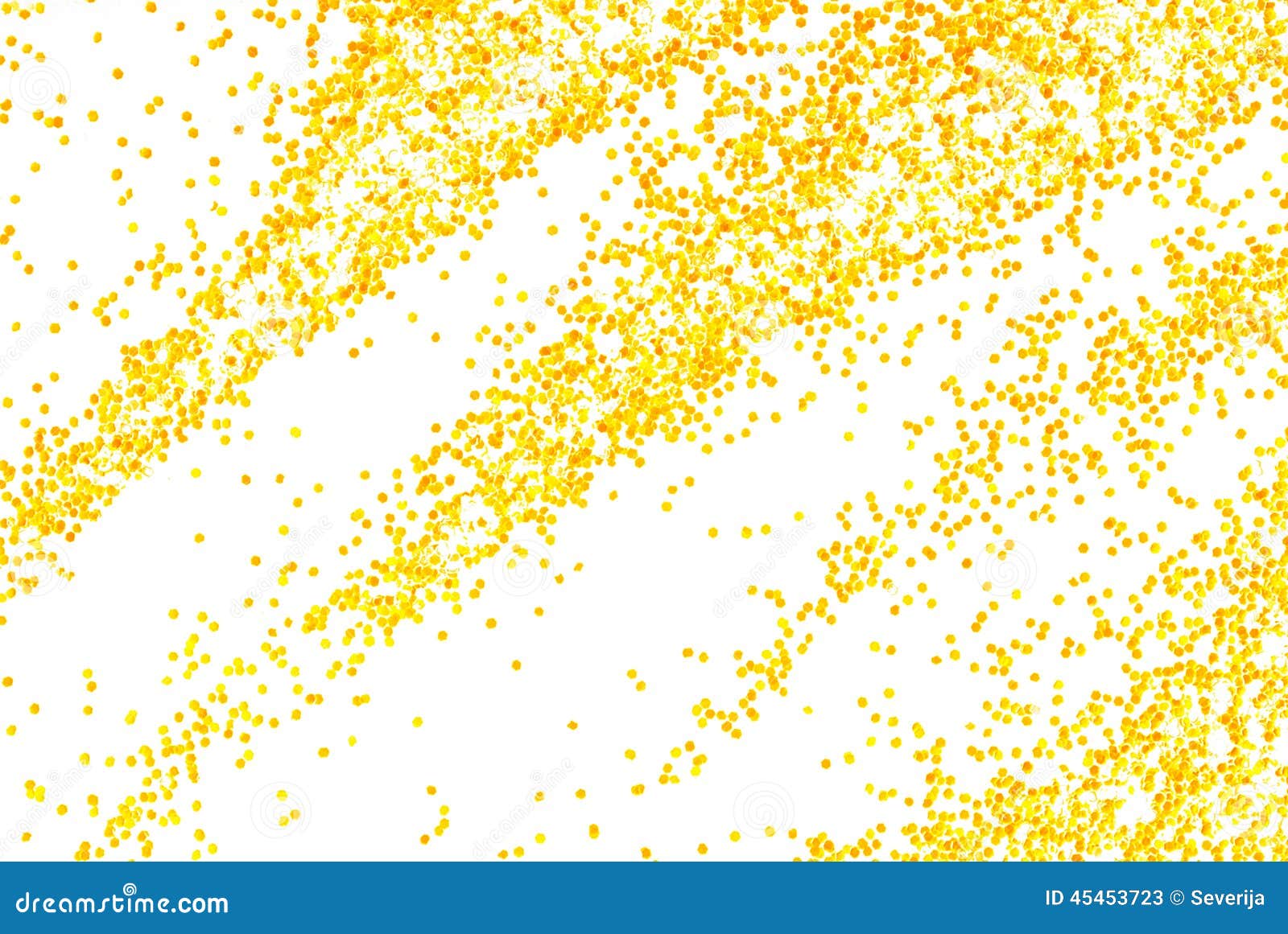 Golden Sparkle Glitter on White Stock Image Image of abstract