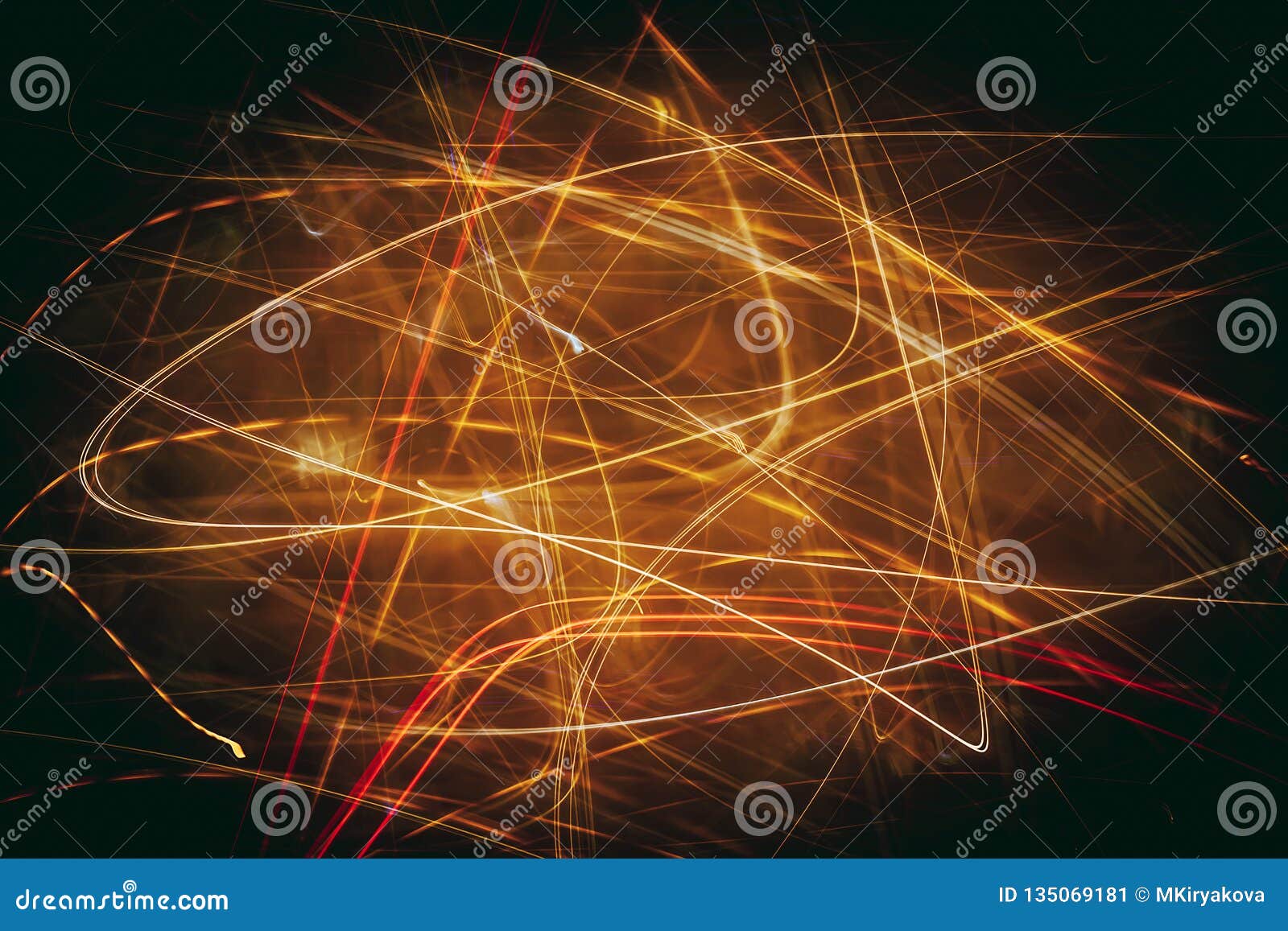 Golden Speed Lines. Festive Concept. Stock Image - Image of fairy ...