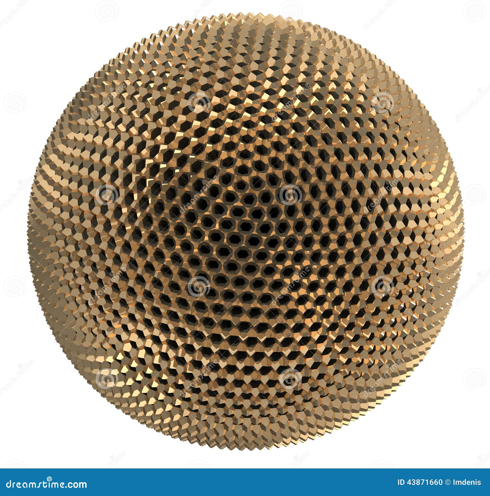 Golden sphere stock photo. Image of focus, brightly, metal - 43871660