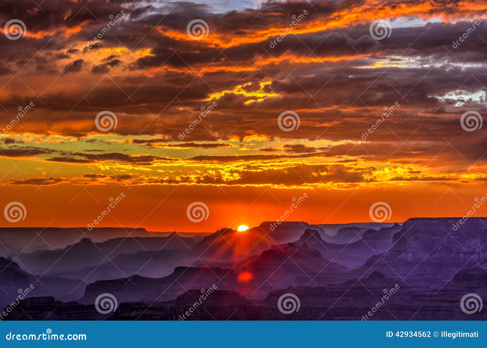 golden sunset at lipan point, grand canyon, arizona