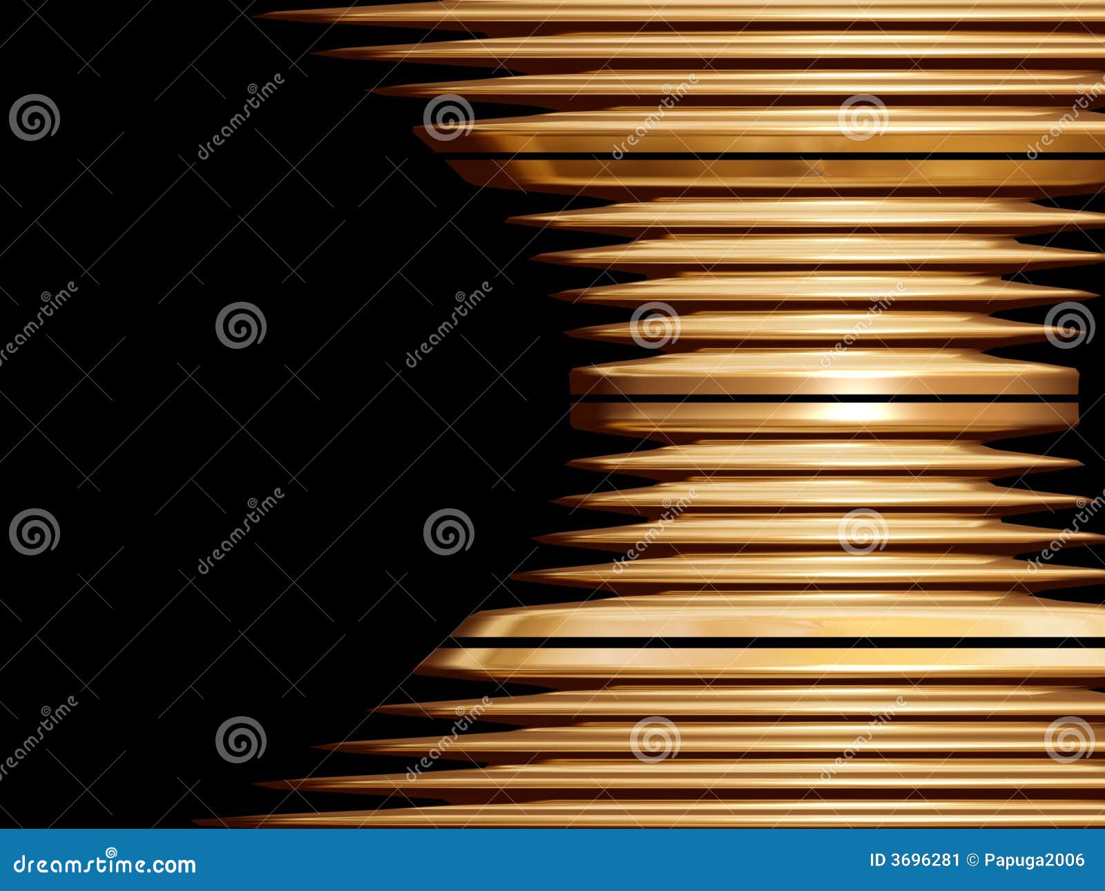 golden swirl object