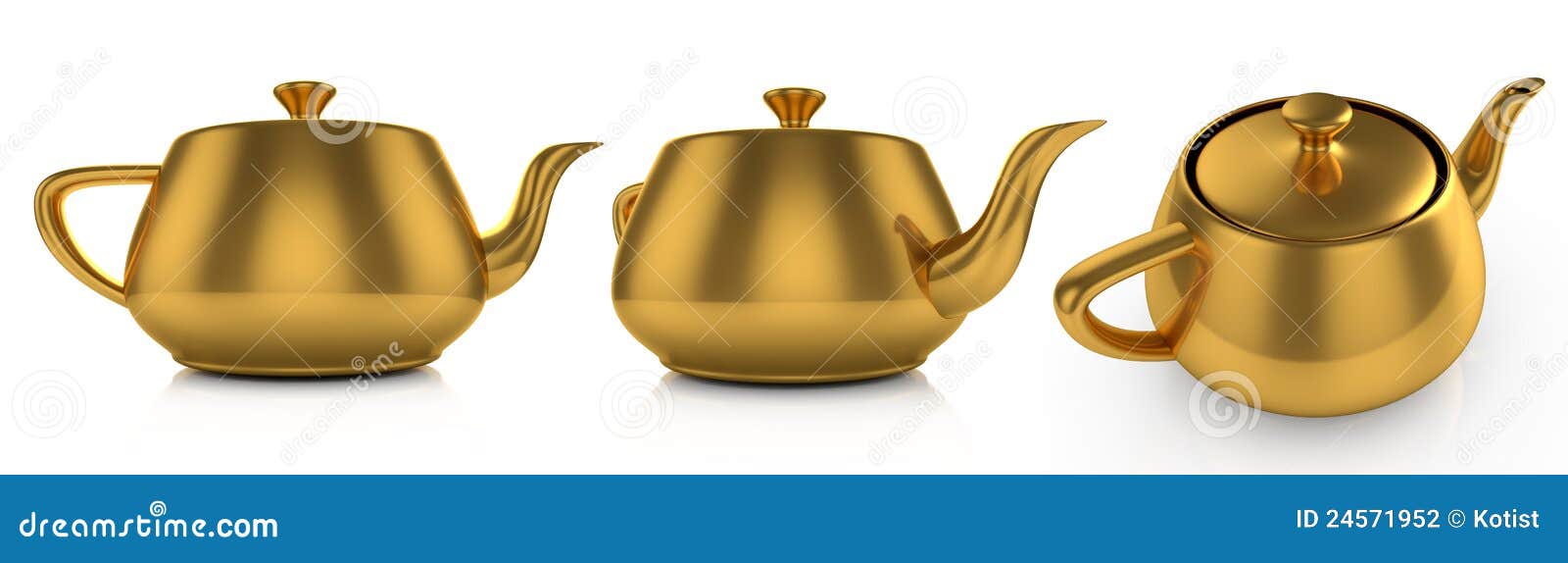 Golden teapot stock illustration. Illustration of unique 24571952